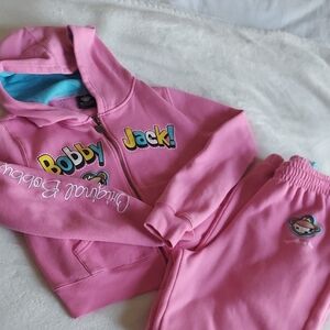 Bobby Jack Pink Hoodie and Sweatpants Set